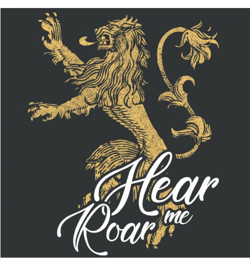 Tee-Shirt Game of Thrones femme Lannister Hear me Roar