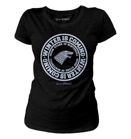 Tee-Shirt Game of Thrones femme Winter is coming