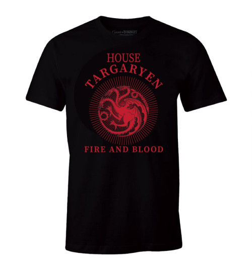 Tee-Shirt Game of Thrones Targaryen Fire and Blood