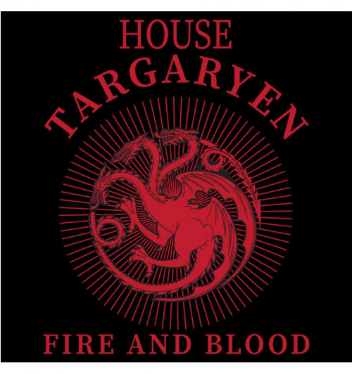 Tee-Shirt Game of Thrones Targaryen Fire and Blood