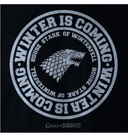 Tee-Shirt Game of Thrones Winter is coming Stark