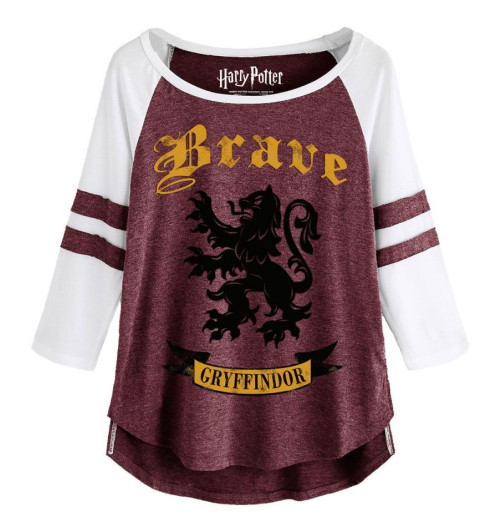 Tee-Shirt Harry Potter Femme Brave Gryffindor