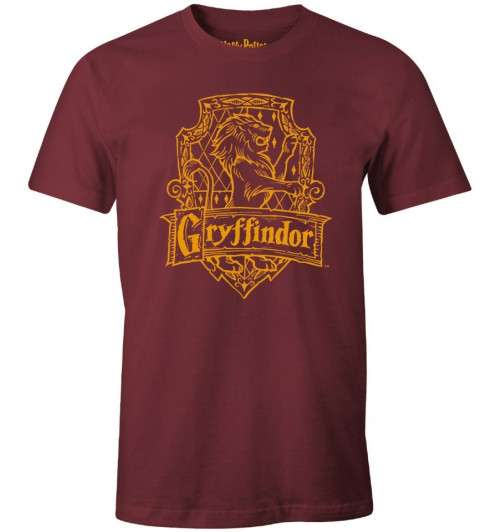 Tee-Shirt Harry Potter Gryffondor homme bordeaux