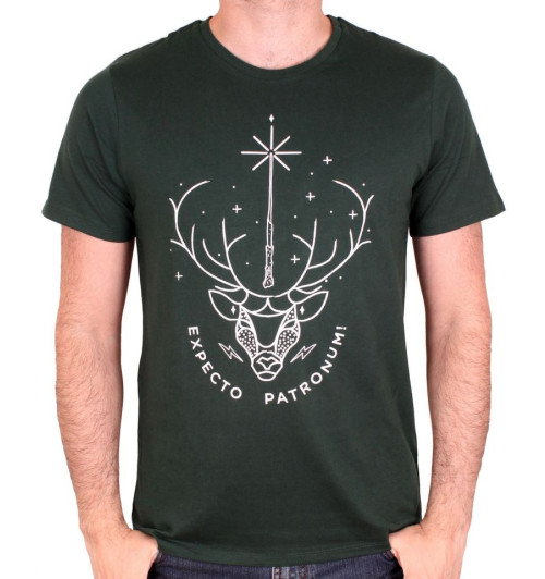 Tee-Shirt Harry Potter Patronus vert