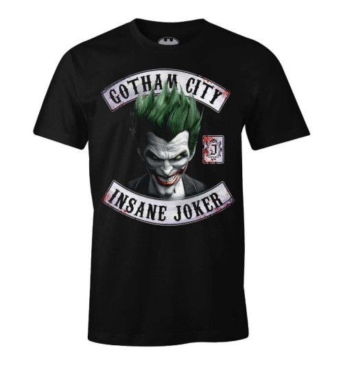 Tee Shirt Joker DC Comics Insane Joker 