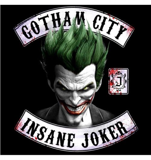 Tee Shirt Joker DC Comics Insane Joker 