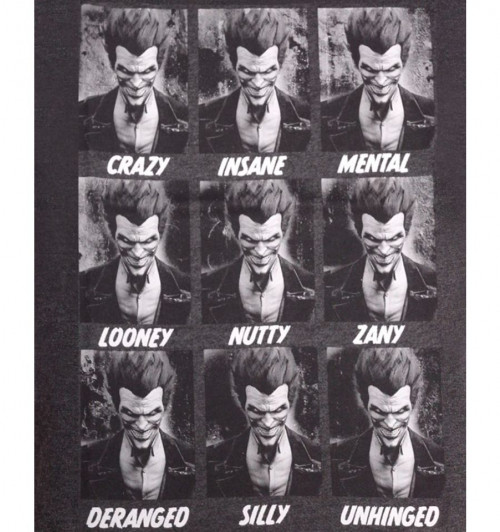 Tee Shirt Joker Emotions Batman
