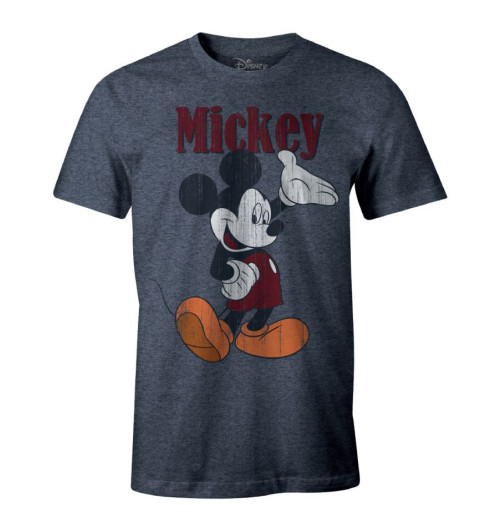 Tee-Shirt Mickey bleu vintage