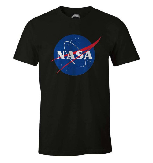 Tee Shirt NASA logo noir