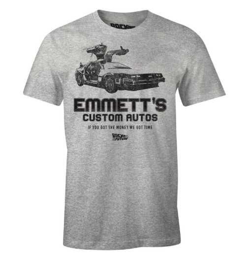 Tee-Shirt Retour vers le futur gris Emmett's