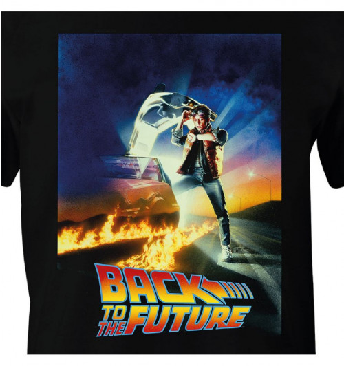 Tee-Shirt Retour vers le futur Marty Delorean