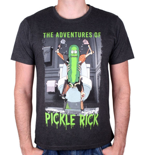 Tee-Shirt Rick et Morty Adventures of Pickle Rick