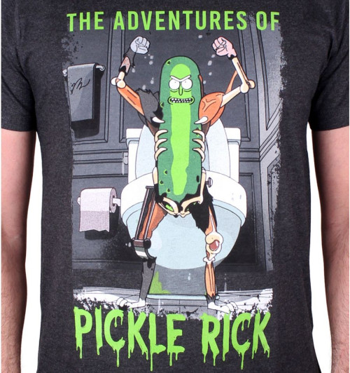 Tee-Shirt Rick et Morty Adventures of Pickle Rick