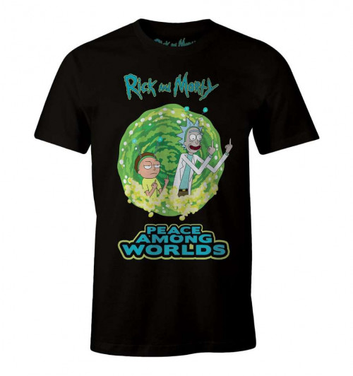 Tee-Shirt Rick et Morty Peace Among Worlds