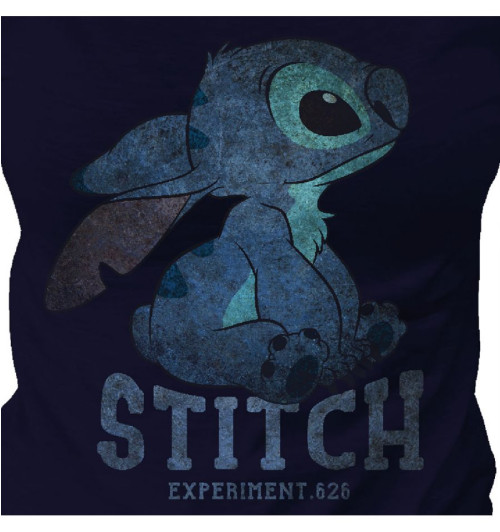 Tee-Shirt Stitch Bleu marine Experiment 626