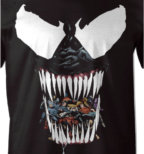 Tee-Shirt Venom Marvel Black Venom