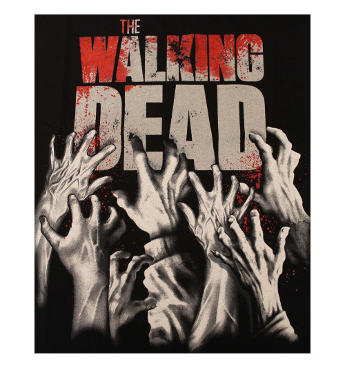 Tee-Shirt Noir Hands Reaching The Walking Dead