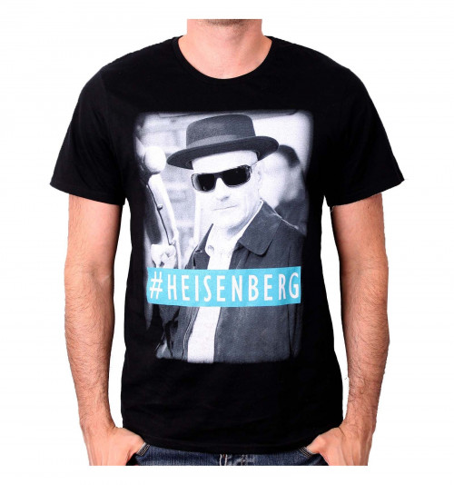 Tee-Shirt Noir #Heinsenberg Breaking Bad