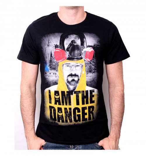 Tee-Shirt Noir I Am The Danger Breaking Bad