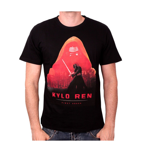 Tee-Shirt Noir Kylo Poster Star Wars