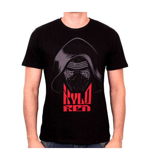 Tee-Shirt Noir Kylo Ren Hood Star Wars 7