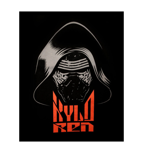 Tee-Shirt Noir Kylo Ren Hood Star Wars 7