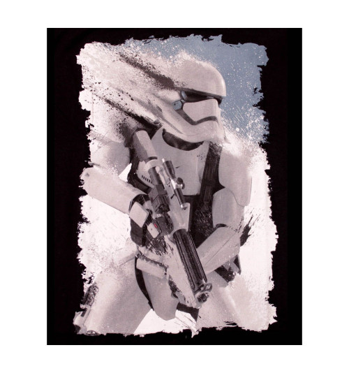 Tee-Shirt Noir Stormtrooper Splatter Star Wars 7