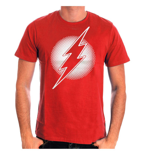 Tee Shirt Rouge Logo Re-Imagined Flash 