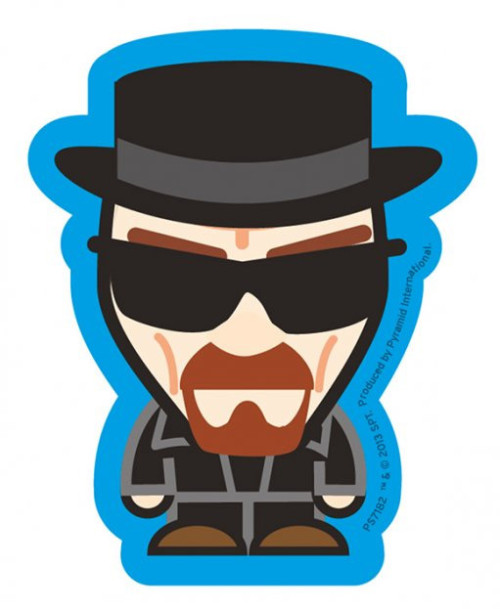 Sticker vinyle Heisenberg bleu Breaking Bad