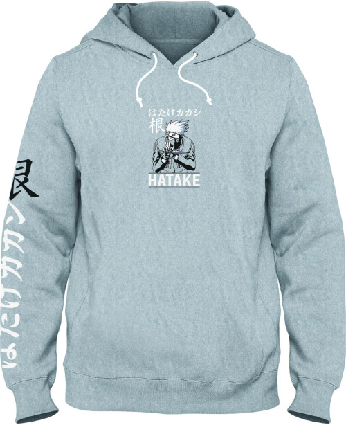 Sweat Naruto à capuche gris Kakashi Hatake