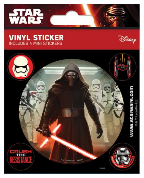 Pack de 5 Stickers Kylo Ren Star Wars