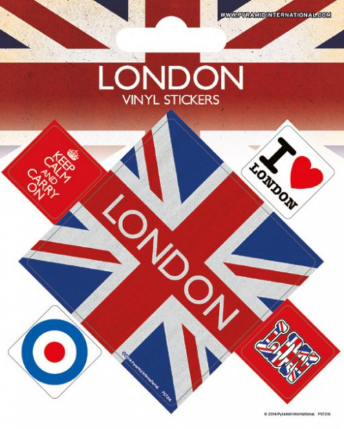 Pack de 5 Stickers Londres