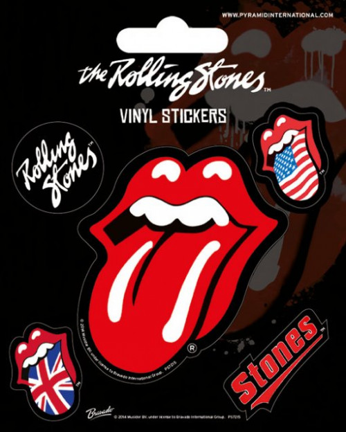 Pack de 5 Stickers Rolling Stones
