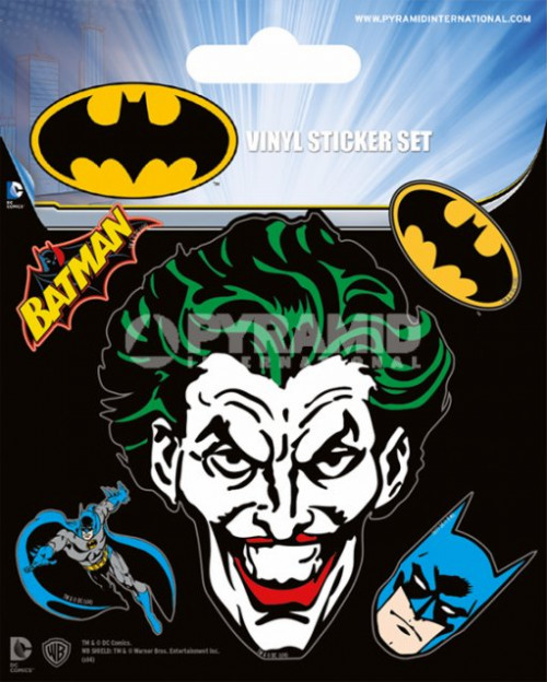 Pack de 5 Stickers Batman