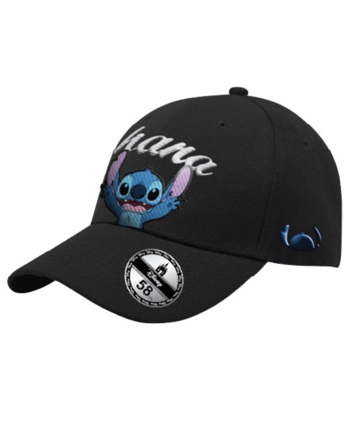 Casquette Stitch Ohana noire Disney