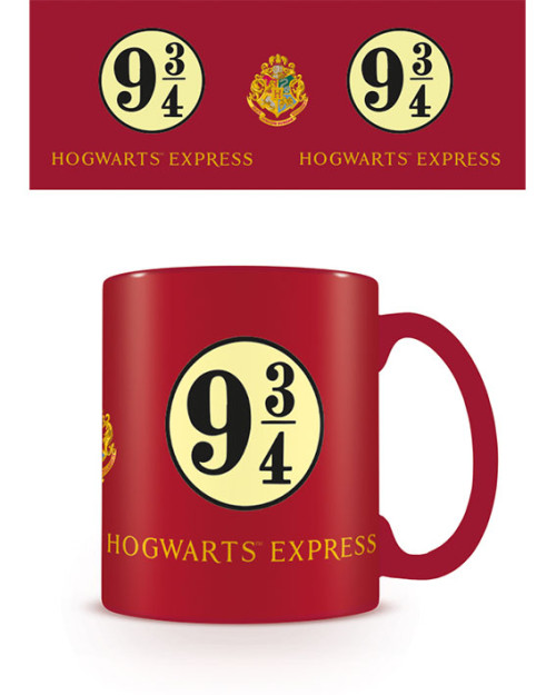 Mug rouge 9 3/4 Hogwarts Express Harry Potter