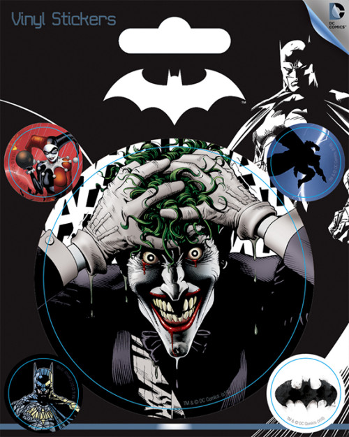 Pack de 5 Stickers Joker Batman