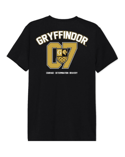 T-shirt Harry Potter  Gryffondor 07 noir