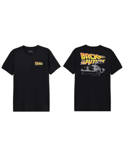 T-Shirt Retour vers le futur Delorean dos