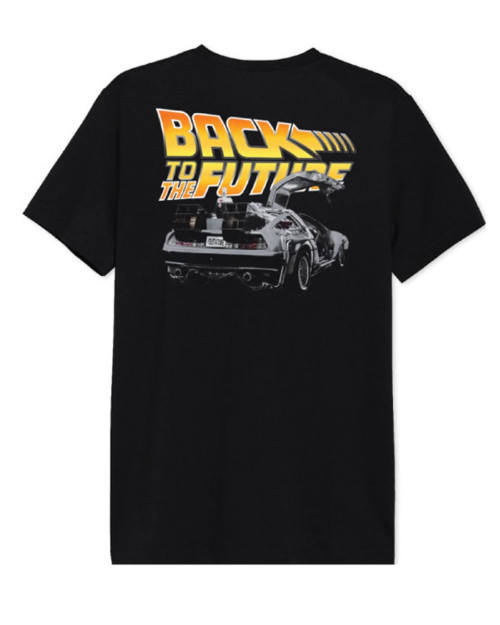 T-Shirt Retour vers le futur Delorean dos