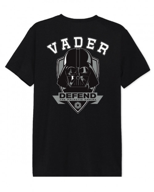 T-Shirt Star Wars noir VADER defend the galactic empire