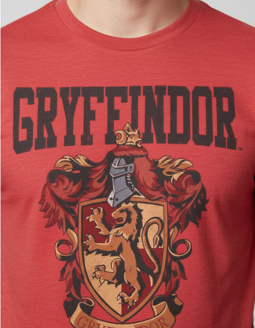 Tee-Shirt Rouge Gryffondor Harry Potter