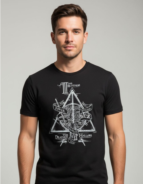 Tee-Shirt Noir Brothers Harry Potter