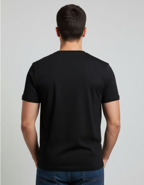 Tee-Shirt Noir Poufsouffle Harry Potter