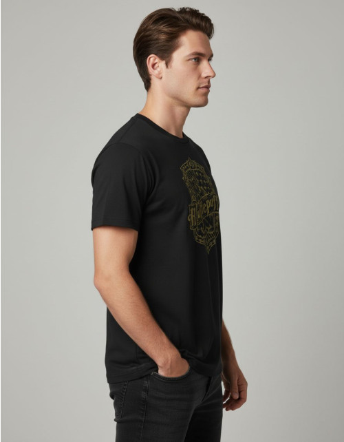 Tee-Shirt Harry Potter Gris Poufsouffle