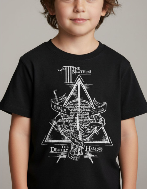 T-shirt Enfant Harry Potter - Deathly Hallows