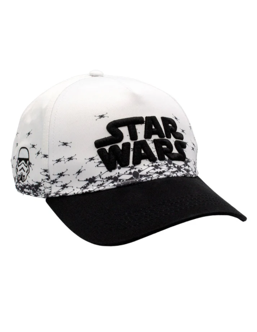 Casquette Star Wars blanche et noire