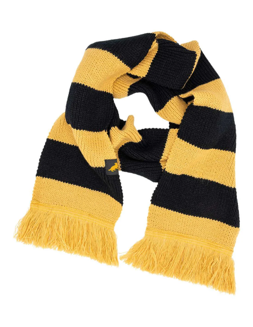 Echarpe tricot rayée Poufsouffle Officielle Harry Potter
