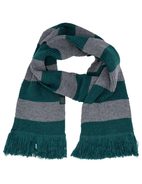 Echarpe tricot rayée Serpentard Officielle Harry Potter