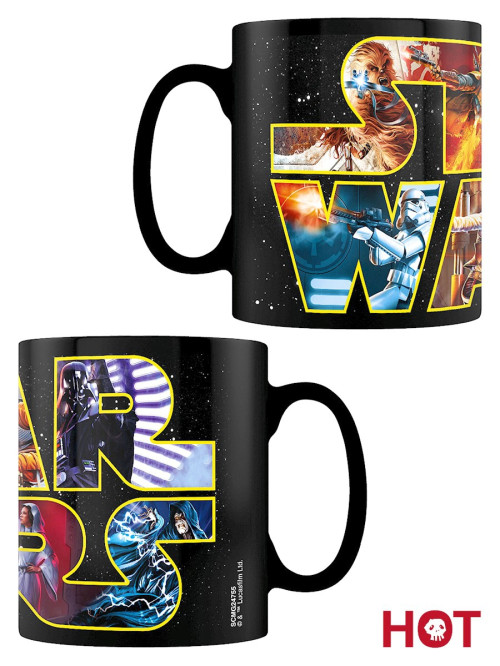 Mug thermoréactif Logo personnages Star Wars